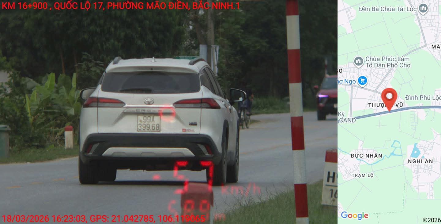 DANH SÁCH PHẠT NGUỘI VI PHẠM TỐC ĐỘ TỪ NGÀY 16/3 ĐẾN NGÀY 22/3