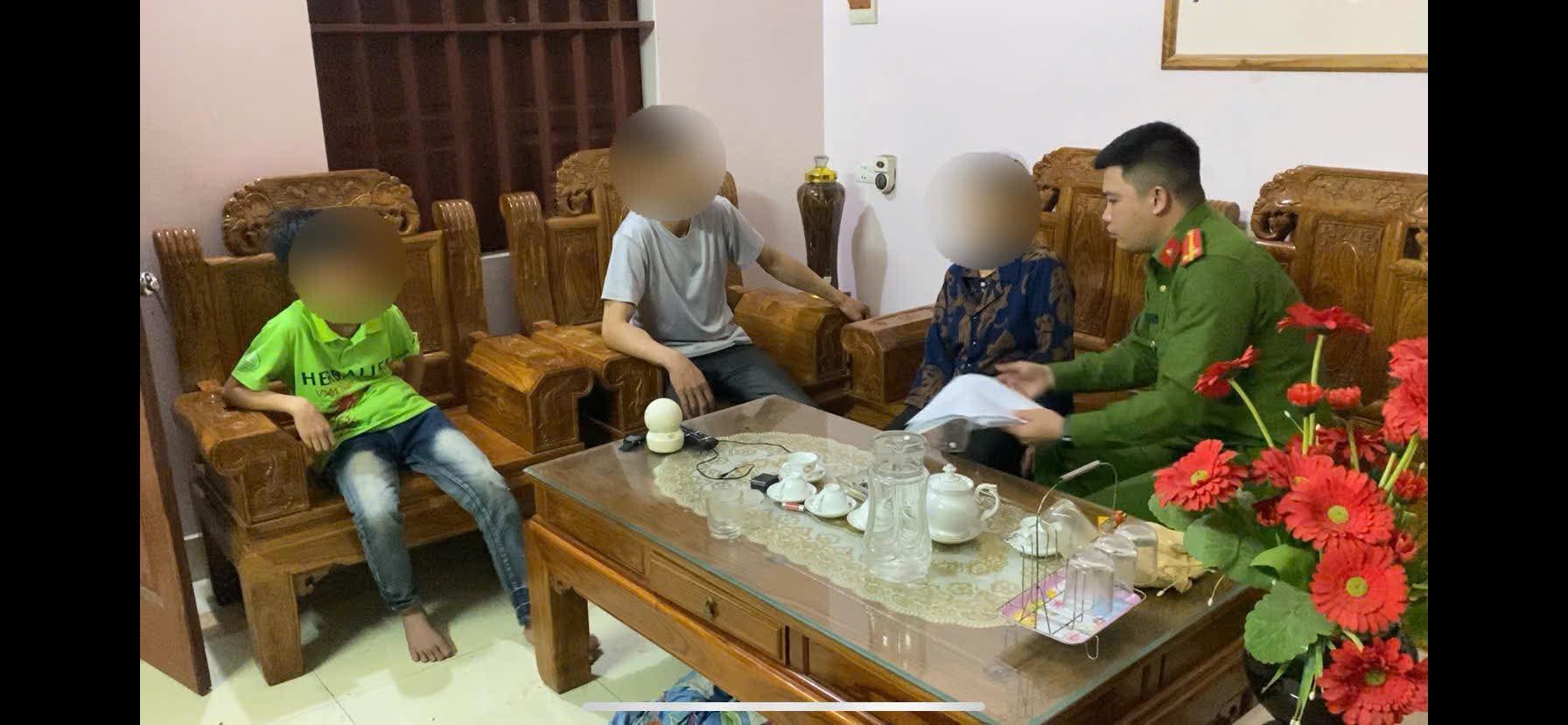 Công an xã Quang Trung nhanh chóng làm rõ thông tin 1 cháu nhỏ bị tác động vật lý