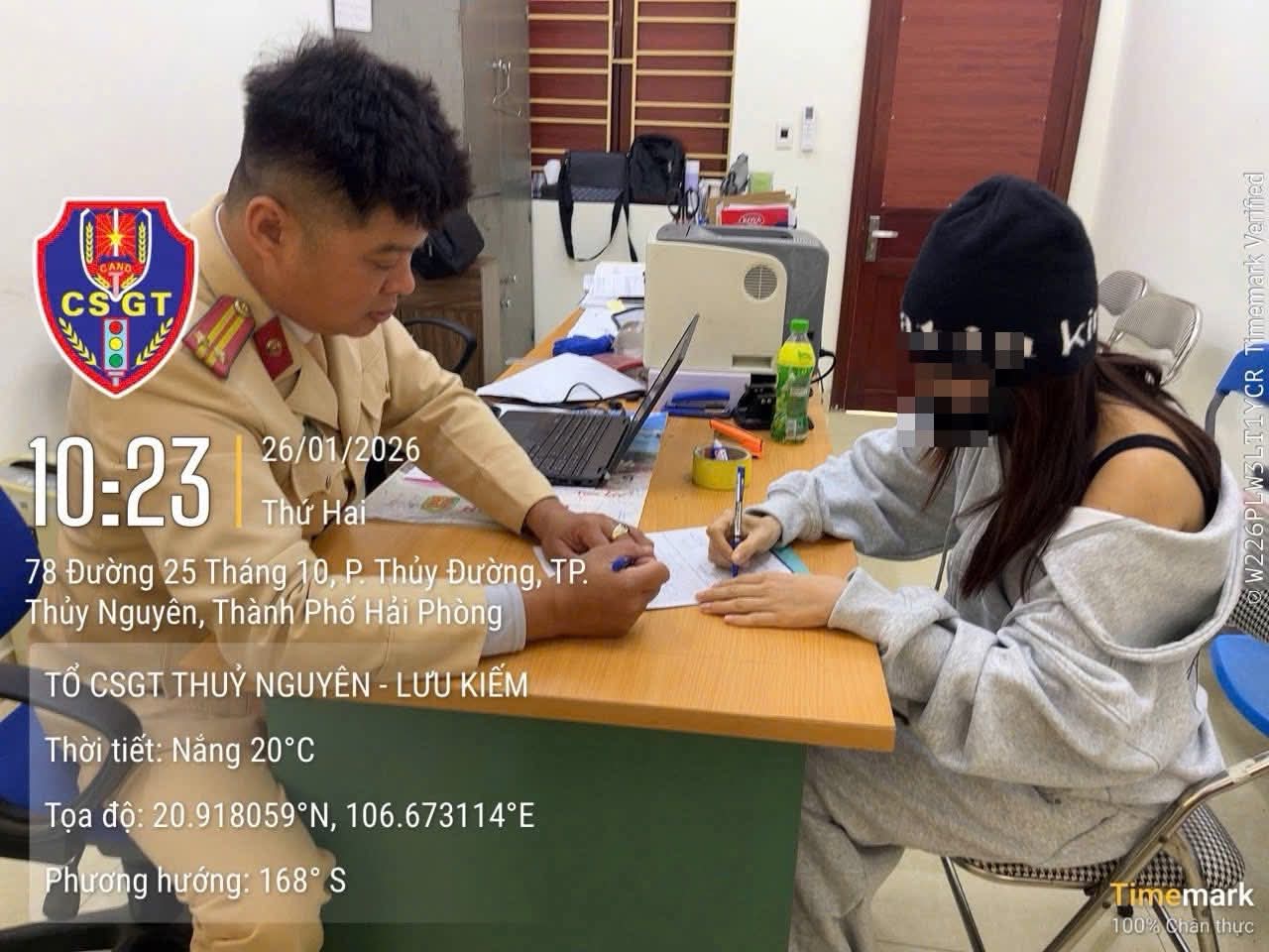 XỬ LÝ CÔ GÁI LÁI XE KHÔNG GƯƠNG QUA CLIP TIKTOK