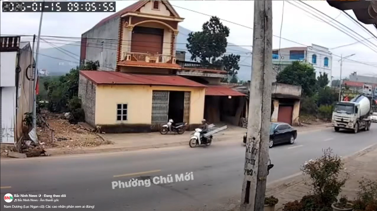 Va chạm giao thông tại Nam Dương