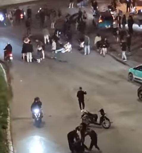 video cầu vĩnh tuy đêm qua