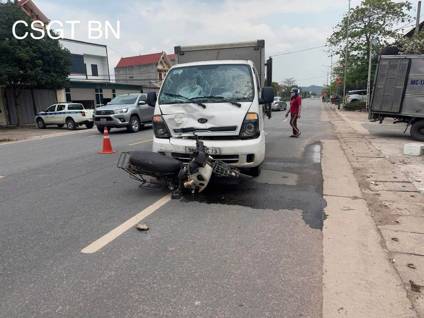 Phương Sơn: TNGT 1 người tvong