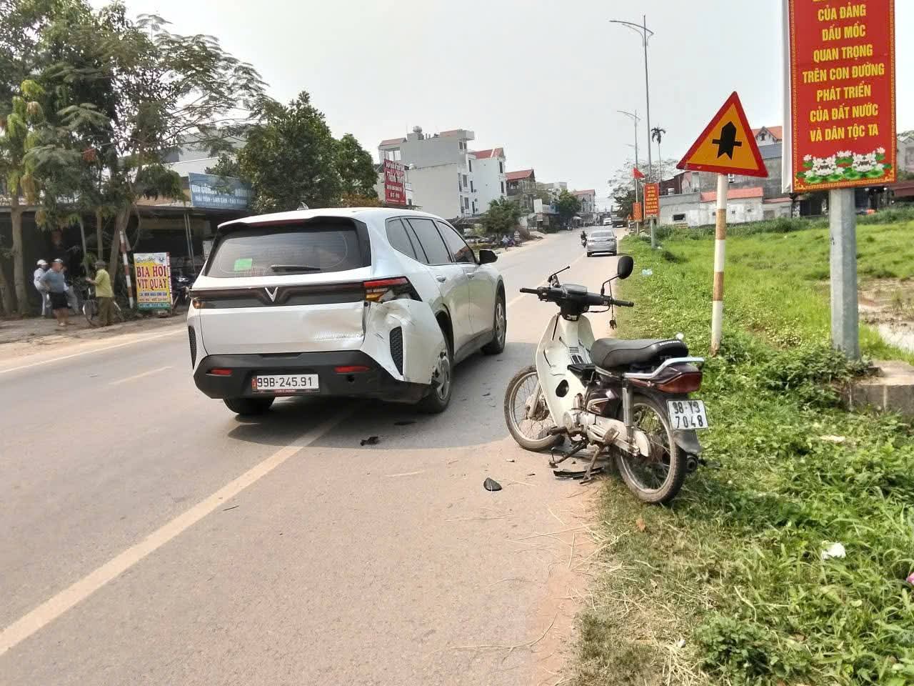 Xin camera vụ TNGT ở Liên Sơn, Tân Yên ạ