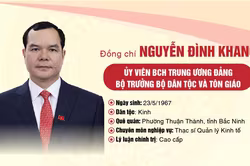 Đồng chí Nguyễn Đình Khang, Ủy viên Trung ương Đảng, Bộ trưởng Bộ Dân tộc và Tôn giáo