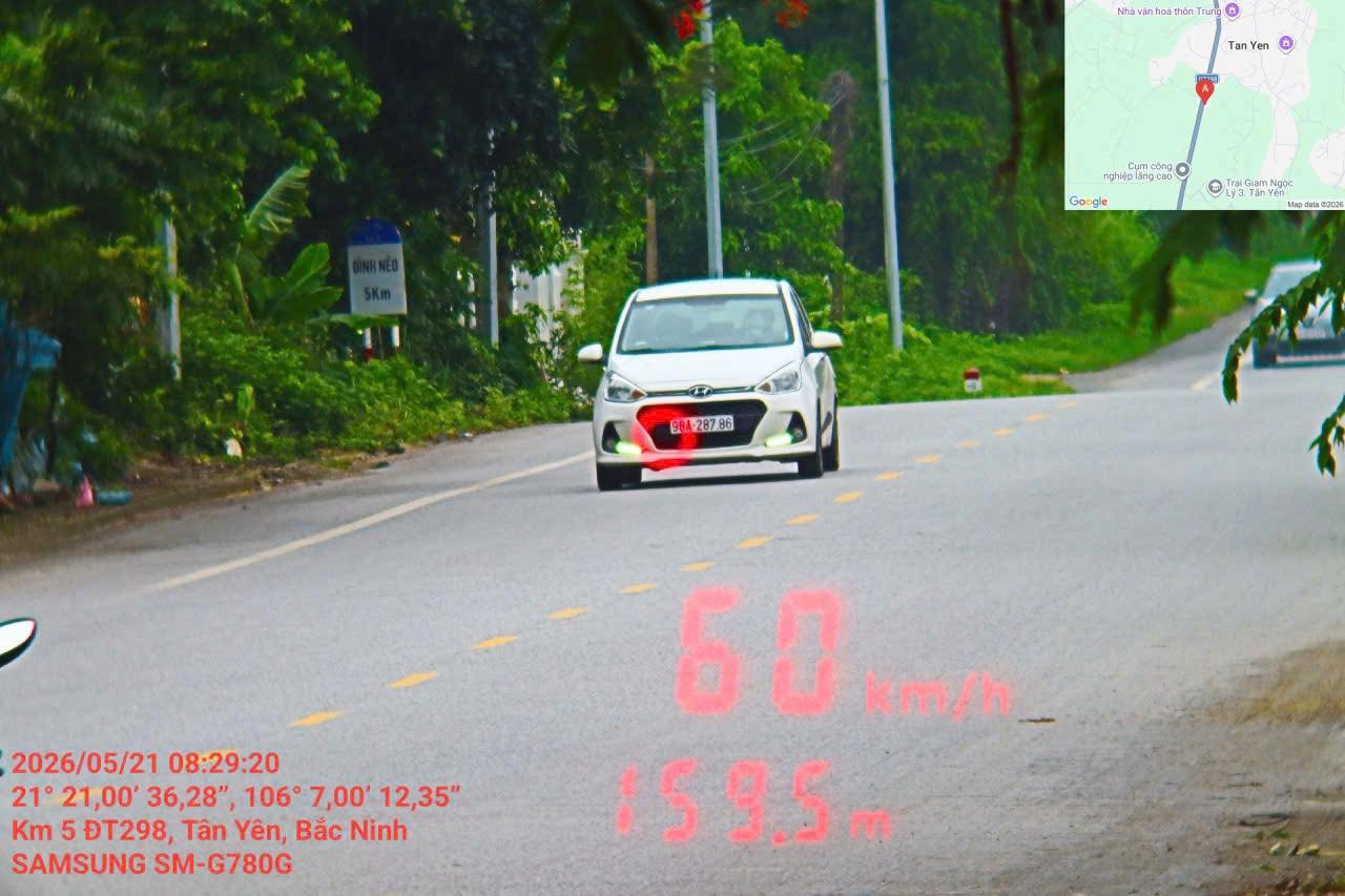 THÔNG BÁO PHẠT NGUỘI VI PHẠM TỐC ĐỘ TỪ NGÀY 18/5/2026 ĐẾN NGÀY 24/5/2026