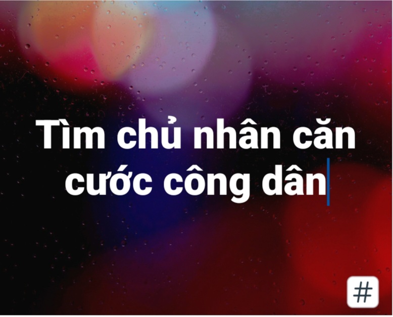 TÌM CHỦ NHÂN GIẤY TỜ