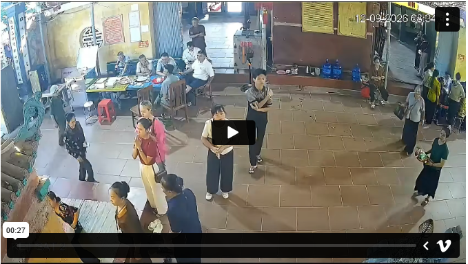 Clip màn móc túi truyền tay ở Đền Đức vua cha Phấn Động (Bắc Ninh)